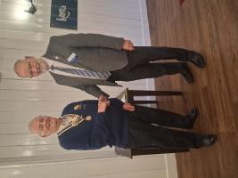 President with DG Brian Dunne